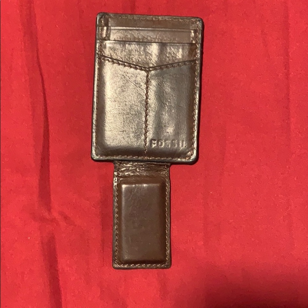 Fossil money clip wallet